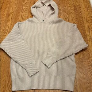 Baby Pink Hooded Sweater